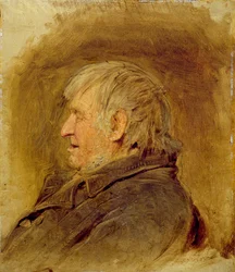 Profilstudie eines älteren Mannes, 1884